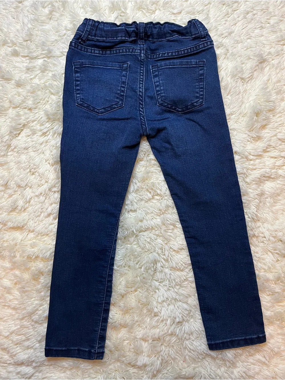 The Children's Place Girls Size 5T Super Skinny Denim Jeans Dark Blue